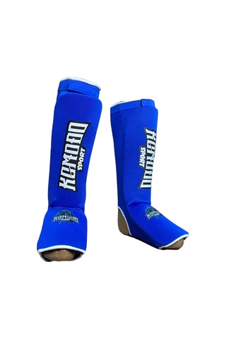 Komodo Sportkick Boks & Muay Thai Bez Kaval Ayaküstü Koruyucu Kbz Mavi