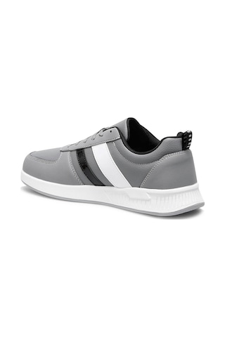 Kinetix Henley Pu 1Pr Gri Hafif Tabanlı Erkek Sneaker Gri