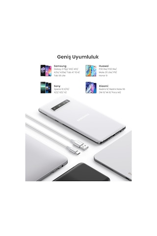 Ugreen Örgülü Usb Type-c Şarj Ve Data Kablosu, 50 Cm, 60130