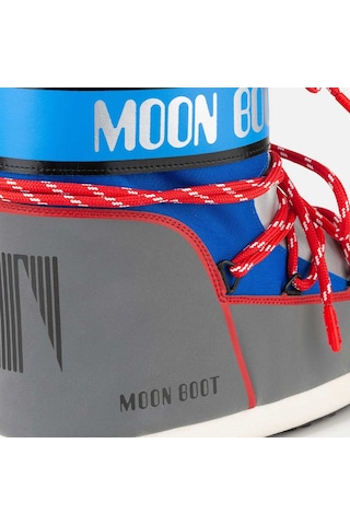 Hf04 Silver Blue Red Bot Kadın 80d1409650 Moon Boot Icon Low Space Racing Çok Renkli