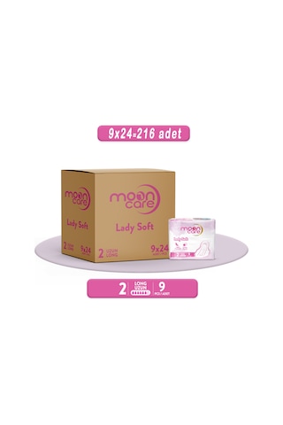 Hijyenik Ped Lady Soft Yumuşak Uzun (216 Ped) Hijyenik Ped Lady Soft Yumuşak Uzun (216 Ped)