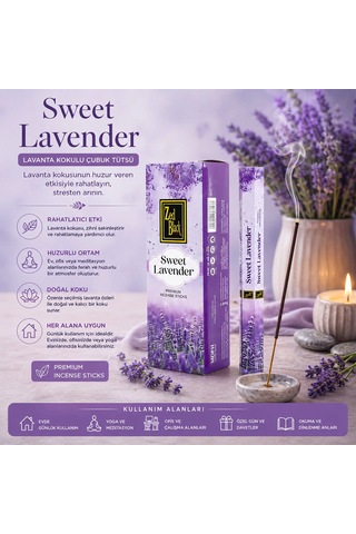 Lavanta Çubuk Tütsü Bx40