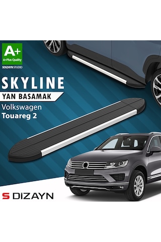 S-dizayn Vw Touareg 2 Skyline Aluminyum Yan Basamak 193 Cm 2010-2018 A+ Kalite