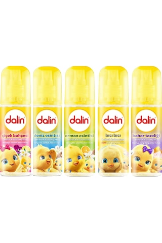 Dalin Bebek Kolonyası 100 Ml Bıcı Bıcı- Orman- Bahar- Çicek- Deniz Karma 5 Li Set