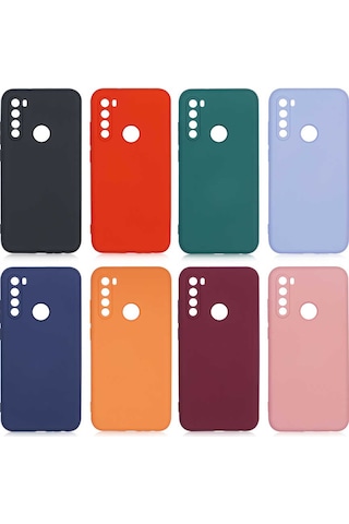 Xiaomi Redmi Note 8 Kılıf Zore Mara Lansman Kapak Pembe Açık