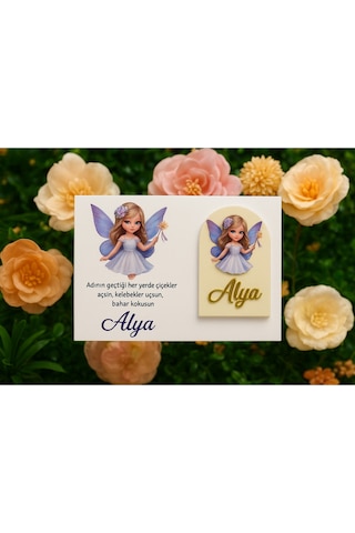 Uv Baskı Pleksi Magnet Söz, Nişan, Nikah, Düğün, Kına, Doğum Günü 10 Adet Bebe Mavisi