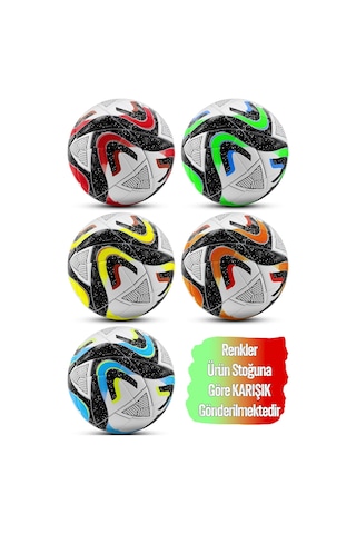 Telvesse Futbol Topu Pompalı Set Oceanz Sert Zemin Halı Saha Futbol Topu No:5 056 Çok Renkli