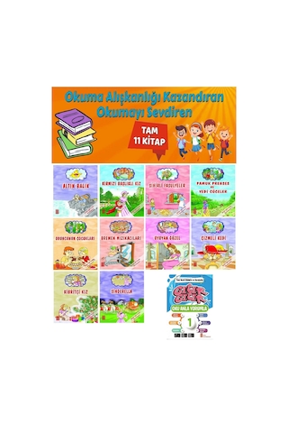 1.sınıf Okuma Alışkanlığı Kazandıran Okumayı Sevdiren Tam 11 Kitap