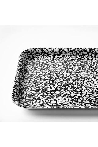 Ikea Varkul Tepsi Siyah Desenli 28x20 Cm 00399537 Çok Renkli