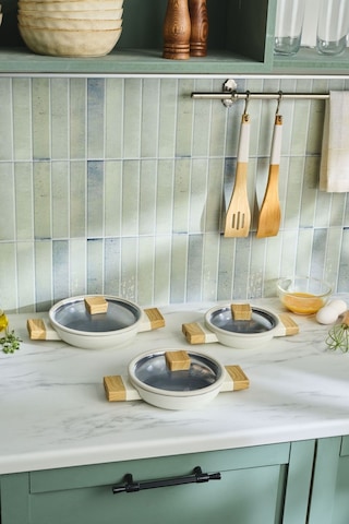 Karaca x Refika Swiss Crystal Creamy Wood 6 Parça Sahan Seti