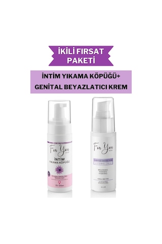 Günlük Yıkama Genital Bölge Temizleyici Köpük & Genital Beyazlatıcı Krem 50 Ml 12882714