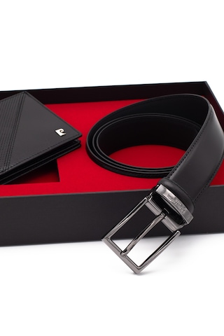 Pierre Cardin Deri Cüzdan & Kemer İkili Set Pc2209k-2044c2g Siyah