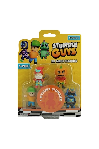 Stumble Guys Üç Boyutlu Beş Parça Mini Figür Set 4
