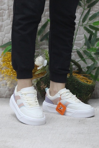 Kinetix Adexa Pu W Bej Hafif Rahat Sneaker Kadın Ayakkabı 001