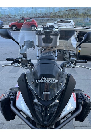 23-24 Honda Transalp Xl750 Şeffaf Ön Cam Zeus 51cm