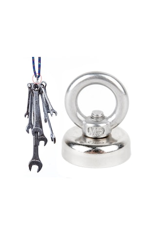 Magnet Fishing Neodyum Pot Mıknatıs - Çap 25 MM - Kurtarma Mıknatısı