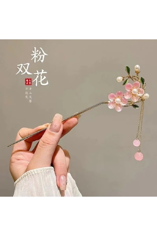 Deus Lıght Gothic Saç Tokası Çin Şpilyeleriyle 300351257 Gri