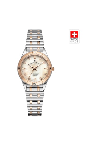 Jacques Du Manoır Jwl05904 Kadın Kol Saati Gümüş - Rose Gold