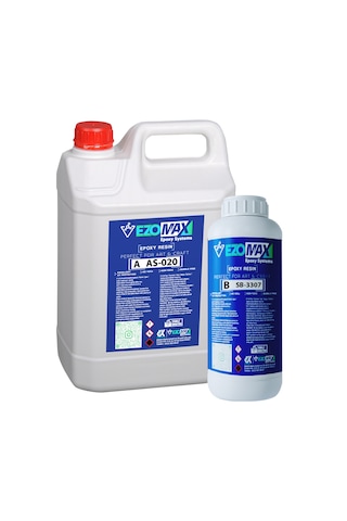 Ultra Şeffaf Tamir Döküm Epoksi 5 Kg - Masa & Sehpa Tamir Epoksi