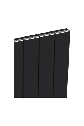 Hestia Alüminyum Dikey Radyatör Panel 1750 X 355 Siyah 4 Dilim