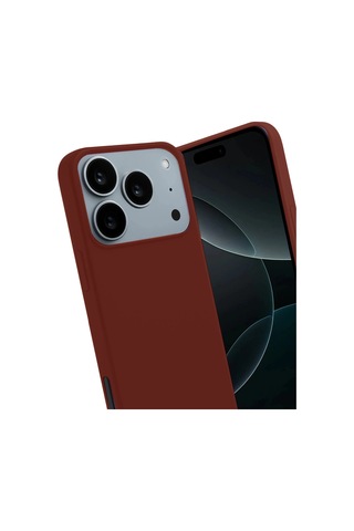 Apple, Uyumlu iPhone 17 Pro Max First Silikon Bordo