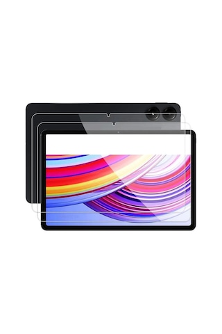 Xiaomi Poco Pad 8 Gb 256 Gb 12.1" 2024 Nano Kırılmaz Ekran Koruyucu Şeffaf Esnek Cam Tam Uyumlu