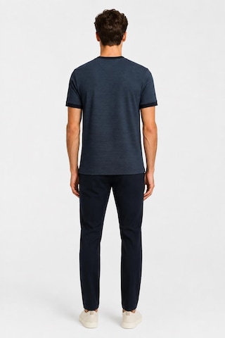 Alexandergardi Yaka Detaylı T-shirt Koyu Lacivert