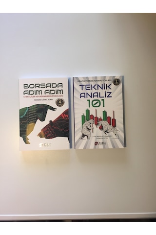 Borsada Adim Adim- Teknik Analiz 101 -2 Set Kitap