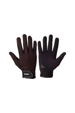 Geeksen Eşitlik, Yol Sürüşü Ve Antrenman İçin Mikrofiber Atcılık Eldivenleri Kahve M Beden Çift Kahve