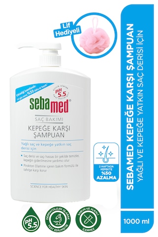 Sebamed Kepek Karşıtı Yağlanma Önleyici Etkili Şampuan 1000 ML - Lif Hediyeli