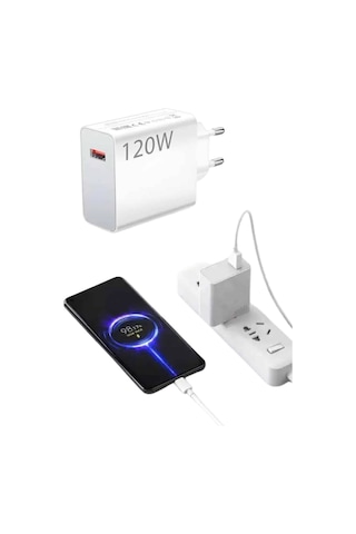 Turbo Hızlı Şarj Destekli 120w Usbc Şarj Seti