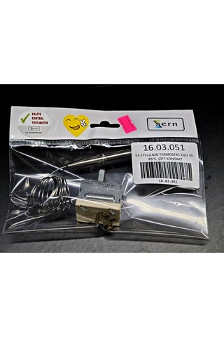 Ego 55.17212.020 30-85 C Monofaze Çift Kontak Termostat 220v