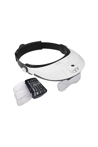 Texta MG81001-G Led Işıklı Gözlük Kafa Büyüteci