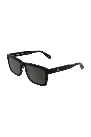 Calvin Klein Jeans Ckj 25617s 001 56 Unisex Dikdörtgen Siyah Kemik Güneş Gözlüğü Siyah