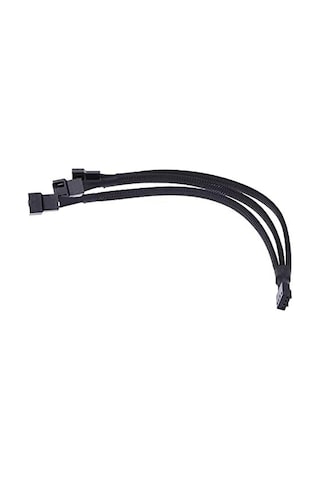 3C 4 Pin Switch Fan Çoklayıcı Y Pwm Çoklayıcı Splitter Kablosu 3 Pin 3 Port 4303