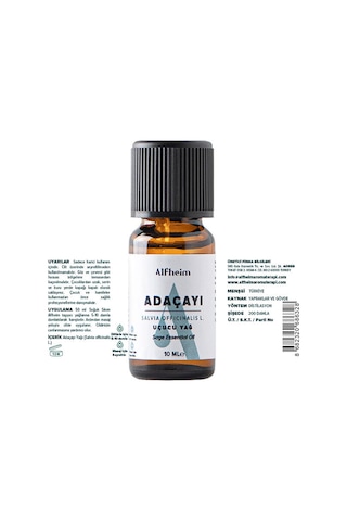 Alfheim Adaçayı Uçucu Yağı 10 Ml Karışık