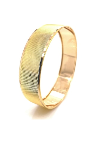 Zümrüt Sarraf 15 Gram 22 Ayar Altın Parmak Izi Kadın Bilezik