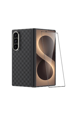Galaxy Z Fold 8 Ultra Benks Armorair Armorgrid Grand Combo Üçlü Set Karbon Kapak + Film Siyah