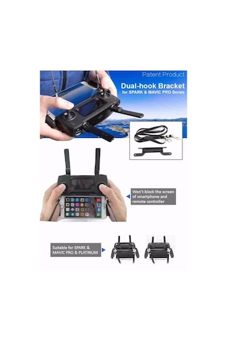 Djı Mavic Pro Çift-kanca Dirsek Toka Askı İpi Kumanda Telefon Tutucu