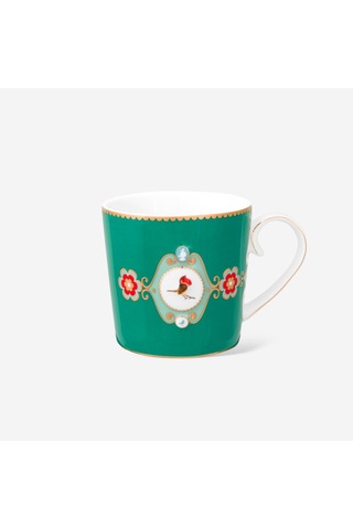 Yeşil Porselen Kupa 150 Ml