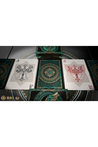 Npcc Noir Arts Royal Sanctuary Emerald Premium Oyun Kağıdı Koleksiyonluk İskambil Kartları