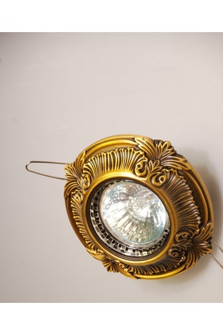 Dekoratif Eskitme Ahşap Desenli Versace Led Spot