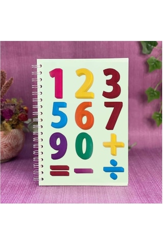 Defter Sticker,laptop Sticker Rakamlı Desen Pvc 48x33x0,5cm