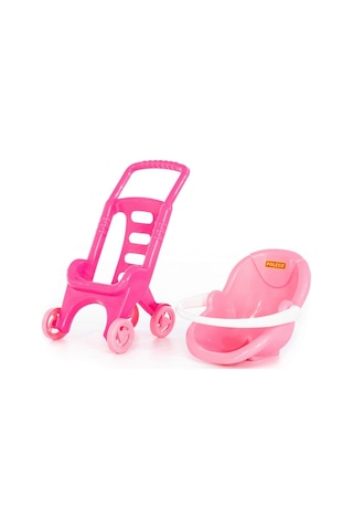 Bebek Arabası Pembe 2X1 36 CM 44525