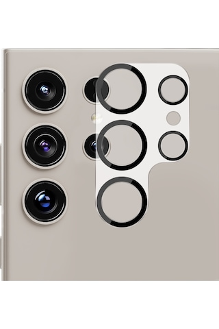 Buff Galaxy Uyumlu S24 Ultra Kamera Lens Koruyucu