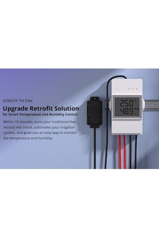 Pazly Sonoff Thr316d Akıllı Nem Ve Sıcaklık Anahtarı, 16a Wi-fi, Ses Kontrolü Uyumlu