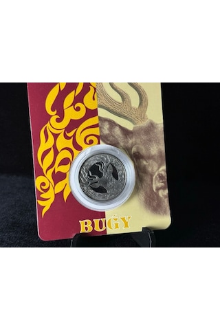 Kazakistan 100 Tenge Hatıra Blister Bugy Geyik Hatıra Para Çil