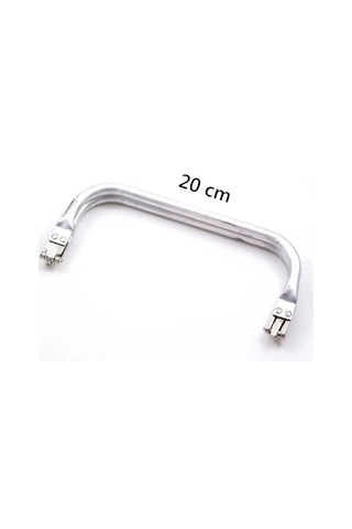 2K Gizli Metal Çanta Bursu 20 Cm - Metal Çanta Aparatı Çanta Aksesuarı Açık Ahşap
