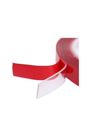 Gen-of Vhb Silikonlu Çift Taraflı Akrilik Bant 19mmx2m Kırmızı 1 Adet