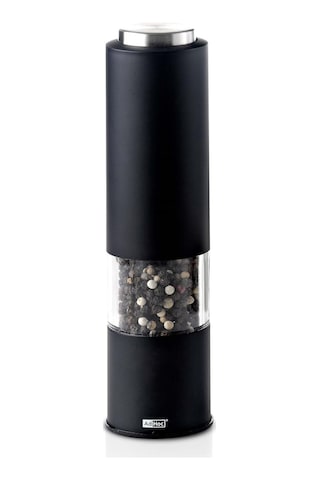Adhoc Tropica Black Elektrikli Tuz/Biber Değirmeni Siyah Ah-Ep22